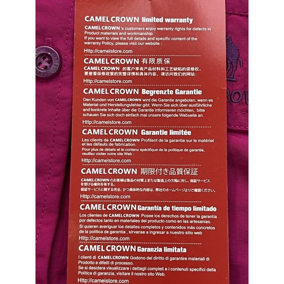 NWT Camel Crown Pink Quick Drying Long Sleeve Shirt Size XXL hiking Outdoors 2xl - Picture 9 of 9